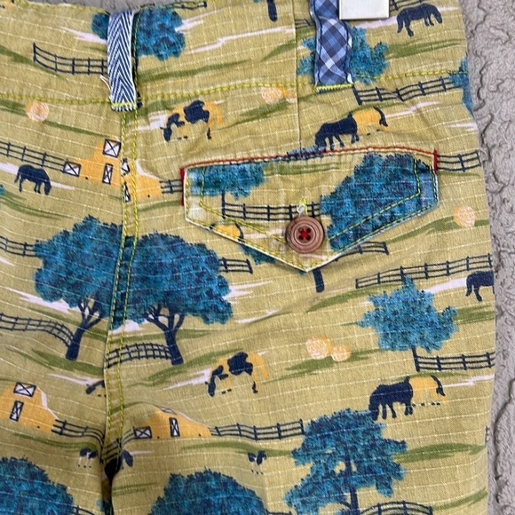 Matilda Jane X Joanna Gaines Boys Horse Equestrian Print Shorts Size 6 - Picture 5 of 11